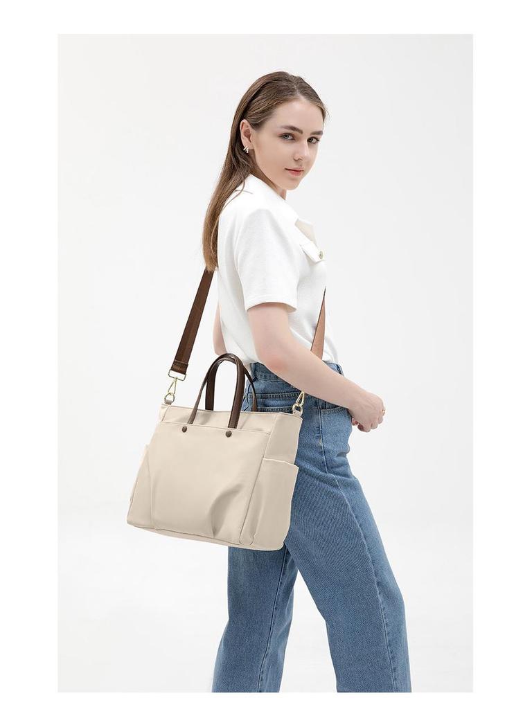 Damen Laptop Schultertasche - Große Kapazität 15,6" Aktentasche Tote