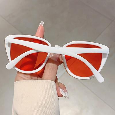 Retro Vintage Cat Eye Sunglasses Coated Gradient Lens Sun Glasses Trendy Uv400 Protective Eyewear For Women & Men