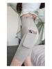 2024 Women's High-Waisted Summer Shark Yoga Shorts with Side Pockets