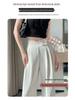 New Chinese Style 2025 Spring/Summer Women's High Waist Plus Size Wide-Leg Pants with Frog Buttons