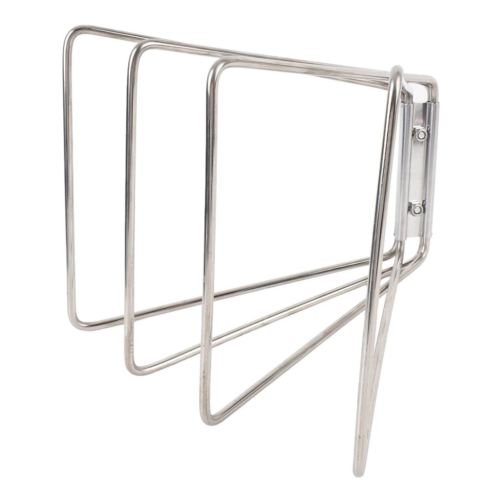 Foldable Cooler Stand Stainless Steel Damp Proof Outdoor Cooler Holder Stand for Camping