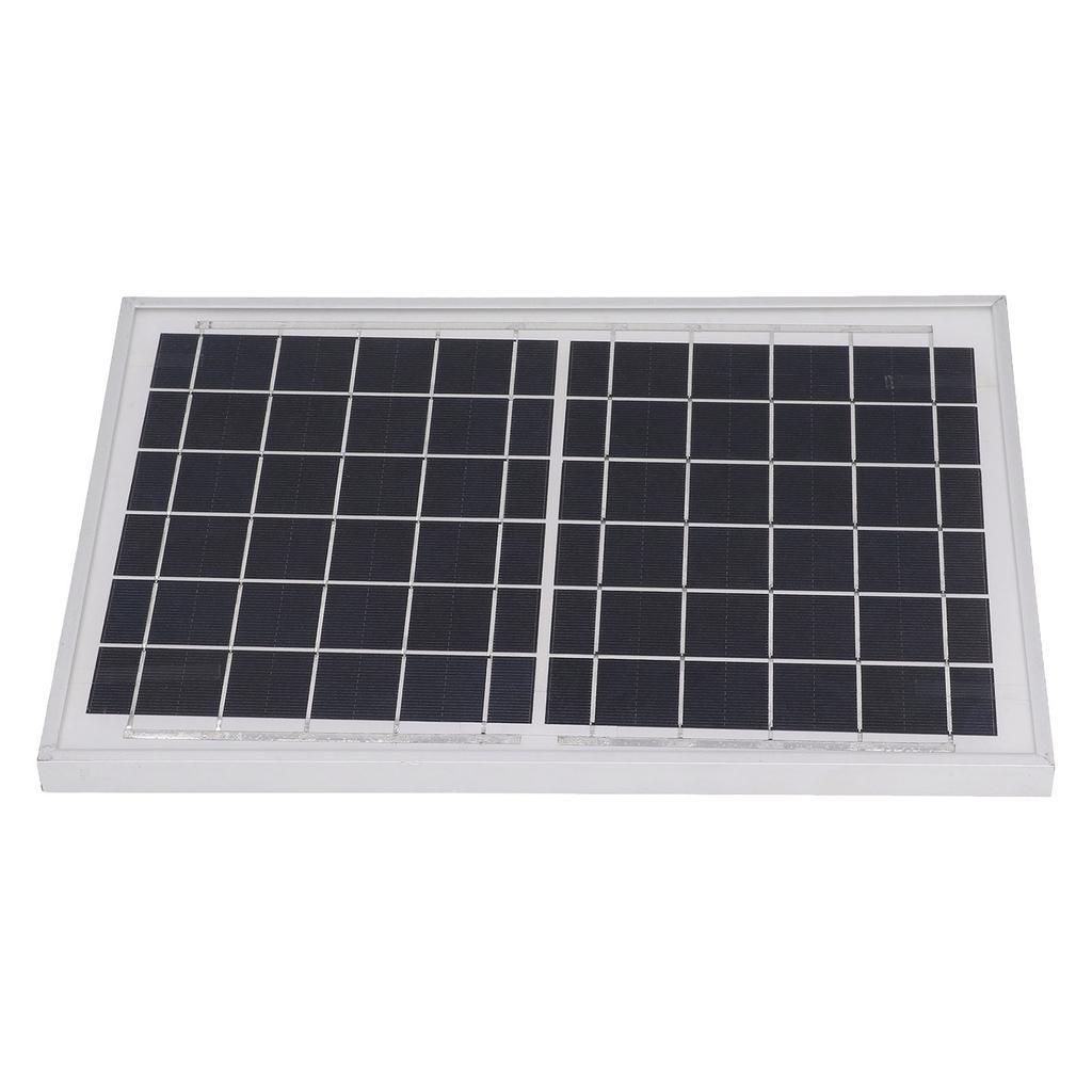 Solar Power Panel Waterproof Dustproof Lightweight Portable Solar Panel Charger for Small Drying Camps 6V 10W