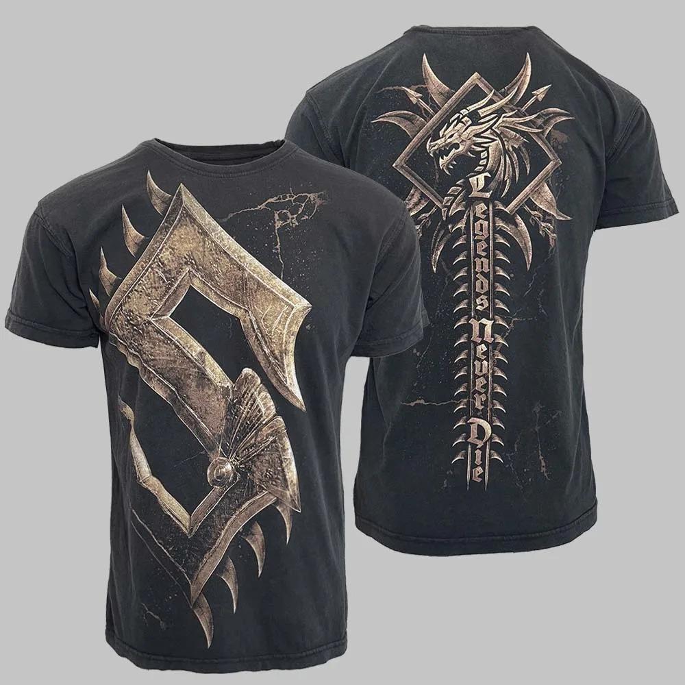 

Sabaton Legends Double Sided Graphic Print Heavy Metal Band T-Shirt S