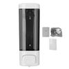 Soap Dispenser White 320ml Wall Mounted Single Manual Soap Dispenser with Lock for Bathroom Kitchen