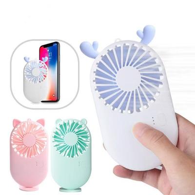 Mini ventilator USB drăguț, portabil, portabil, birou, birou, viteză, reglabilă, răcitor de aer, ventilator reîncărcabil de călătorie în aer liber