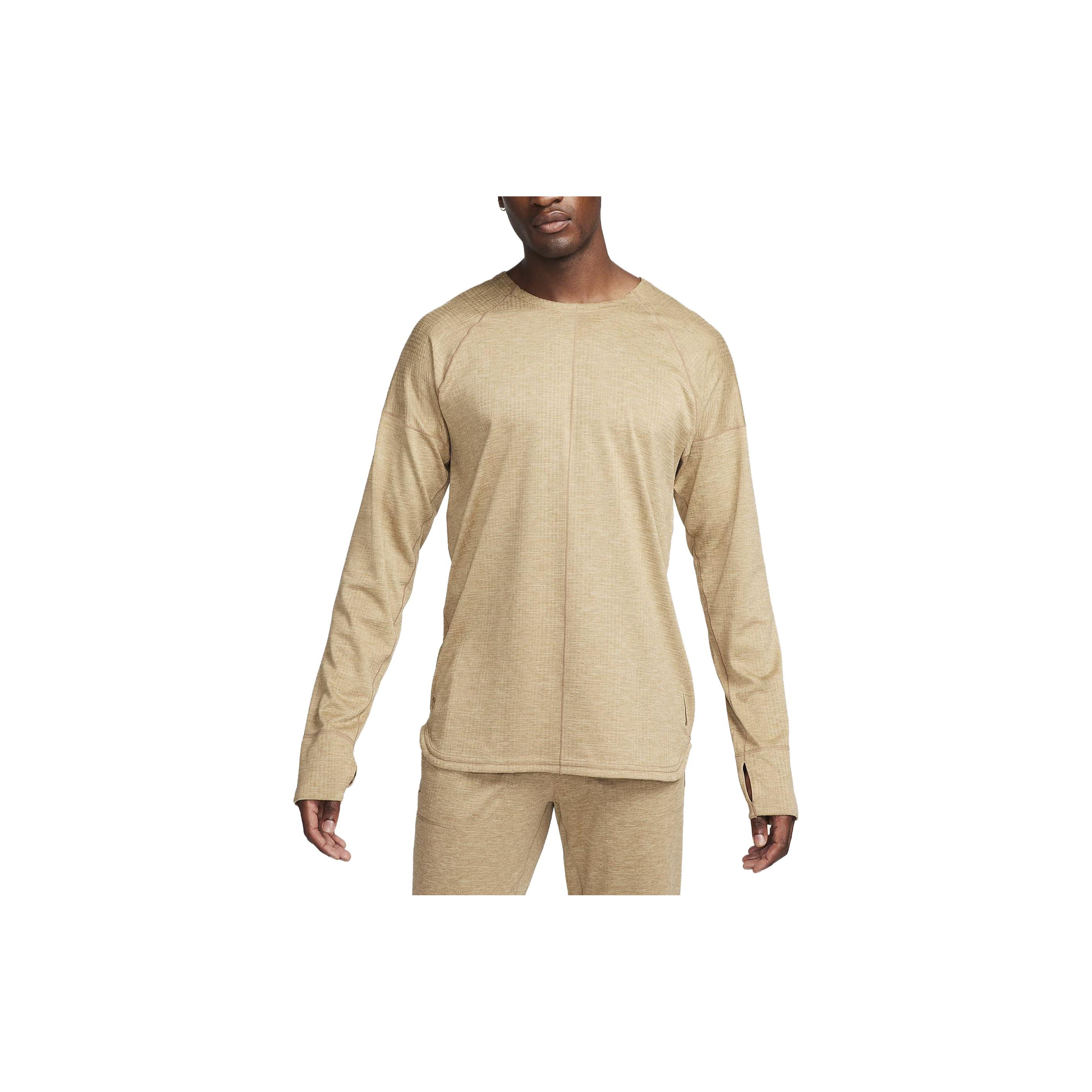 

Nike Solid Color Crew Neck Long Sleeve Quick Dry T-Shirt Men tops FB7775-247 S