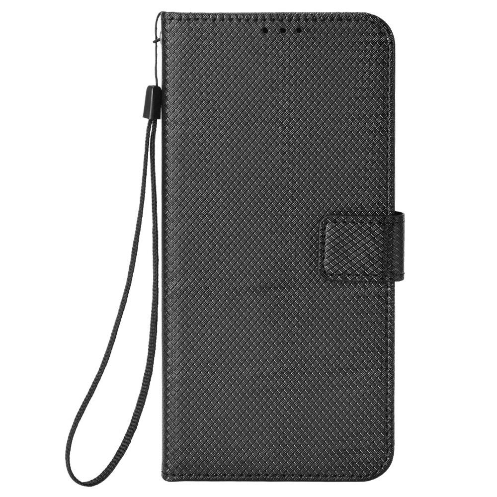 For Xiaomi 14T Case PU Leather Diamond Texture Wallet Phone Cover