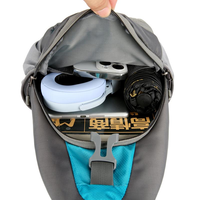 Outdoor Leisure Shoulder Chest Bag, Sports Waterproof Backpack, Suitable For Both Men And Women, Mobile Phone Storage Bag