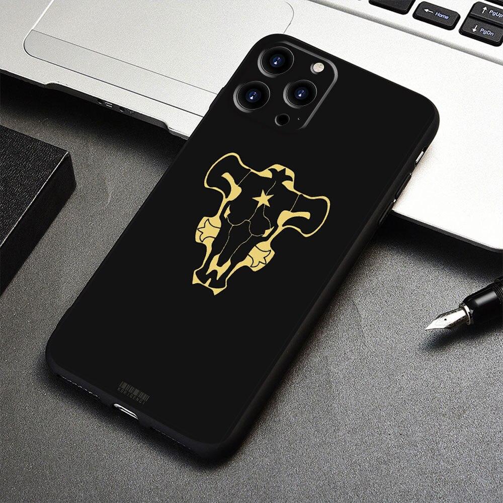 

Чехол для телефона «Полный черный клевер» с аниме Asta для Apple iPhone 11 7 XR 12 14 X 13 Pro Max XS 8 Plus Mini 6 SE SE2 5 5S SE2022 iPhone 12