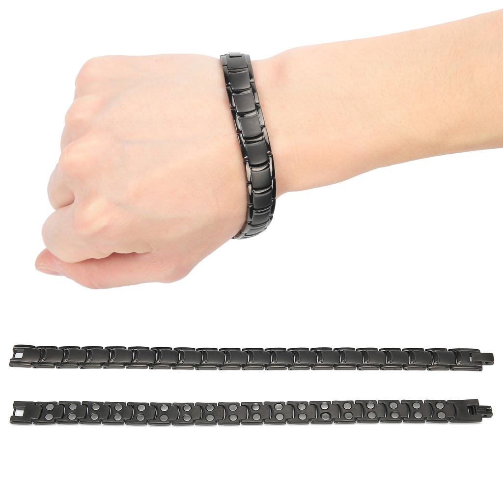 Stainless Steel Bracelet Magnetic Therapy Hand Chain Health Care Jewelry Accessories