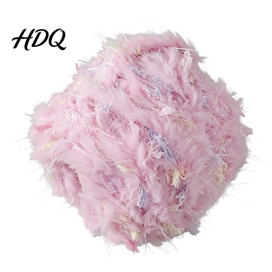 Handcrafted Yarn Supplies 33M Faux Fur Blend Yarn Soft Fuzzy Mohair for Crochet Knitting