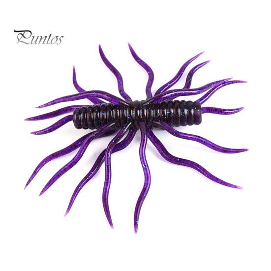 Topwater Bionic Bait 1/3/5Pcs 9.5cm/9g Floating Soft Lure with Multi-Tentacles, Realistic Fishing Baits Bait, Artificial Swimbait for Freshwater