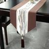Chinese Style Table Runner Solid Linen Cotton Table Cover Waterproof Table Track Wedding Table Decoration Tablecloth for Table