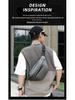 Men's Business Casual Crossbody and Waist Bag for Cycling