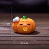 Mikro Landskap Søt Halloween Middag Doll Ghost Mummy Pumpkin Figur Bordplate Resin Trinket