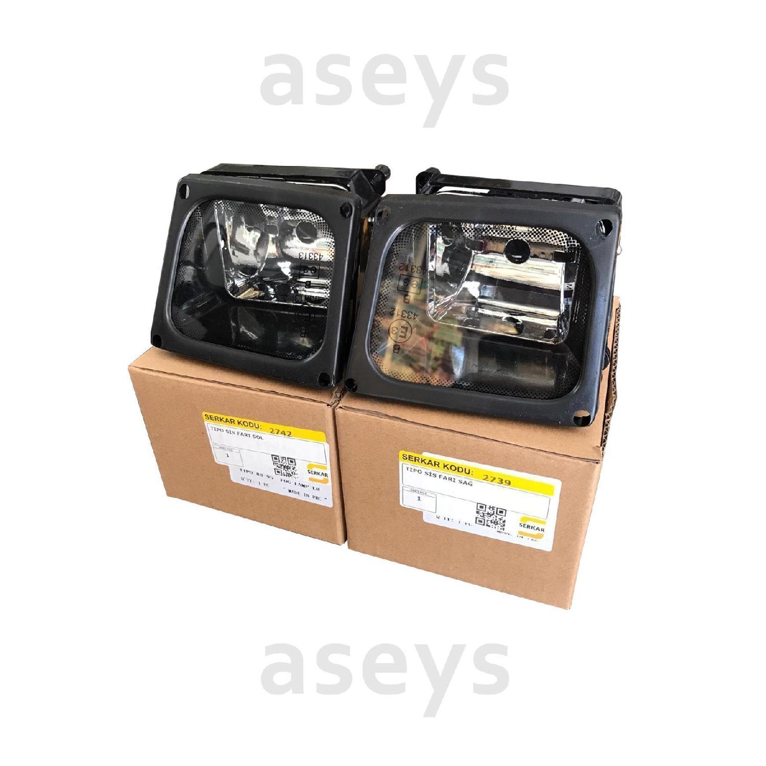 

Fiat Tipo правая и левая противотуманная фара Tipo противотуманная фара (с 2 лампочками в подарок)