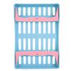 Dental Surgical Sterilization Box Disinfection Tray Sterilization Box RackBlue