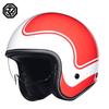 ABS 3/4 Motorcycle Helmet Adults Unisex Full Face Protection Half Scooter Commute Safety