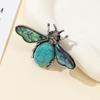 Fashion Brooch Pin With Shell And Stone For Elegant Clothing Accessory Gift
