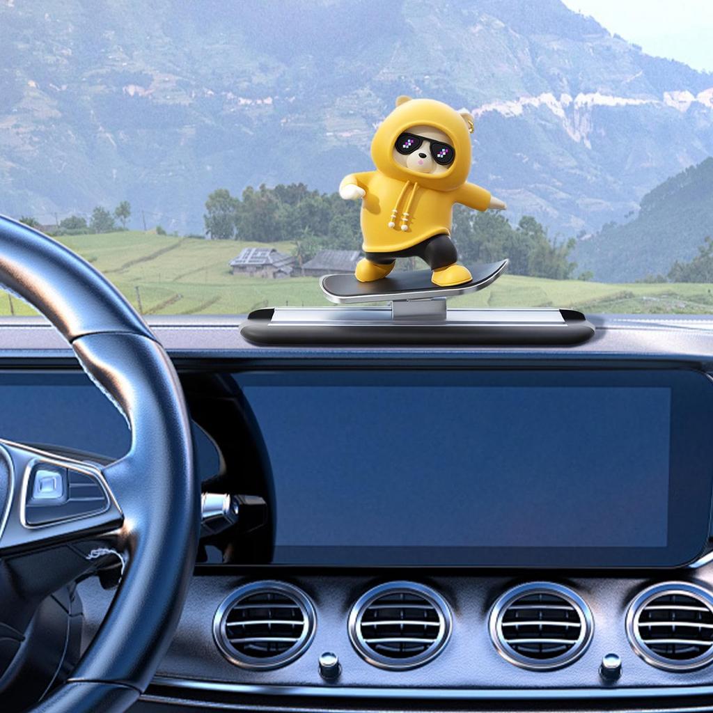 Mdikawe Bear Dashboard Decoration, Bear Dashboard Decor - Link Cute Dashboard Decor | Funny