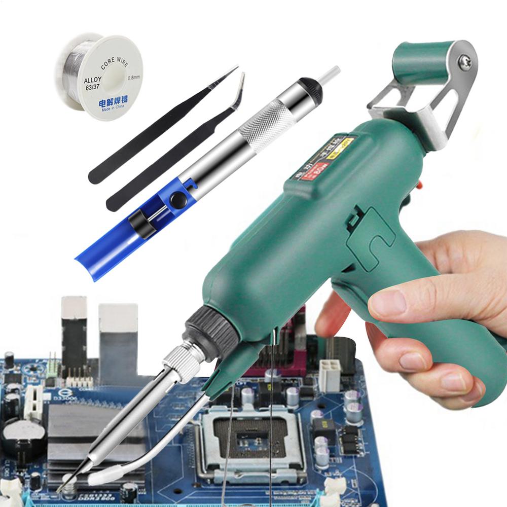 Electric Soldering Iron Auto Feeding Solder Tools Set 80W Rapid Heating Soldering Iron With Overheat Protection For Jewelry