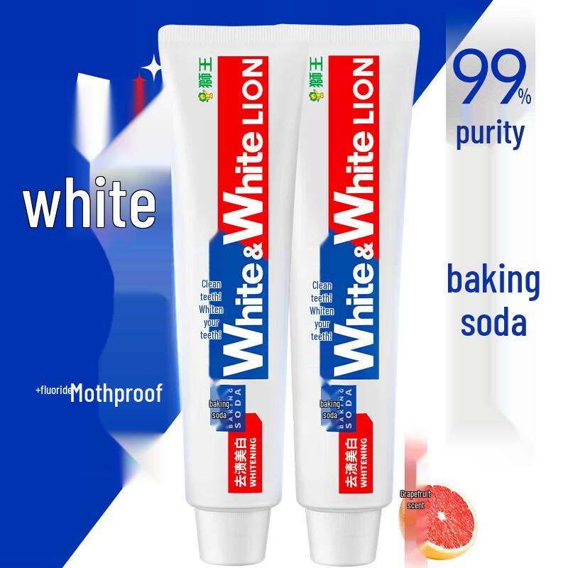 Lion White Baking Soda Toothpaste