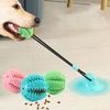 Bite Resistant Suction Cup Dog Toy TPR Dog Tug Toy Dog Leakage Toys  For Dogs Puppy