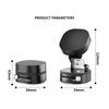 Car Phone Holder Vacuum Suction Cup Magnetic Holder Double-Sided Foldable Magnetic Auto Phone Bracket For Car Interior Accessori