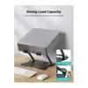 Adjustable Aluminium Laptop & Tablet Stand Holder, Fully Adjustable Height & Angle Riser for MacBook Air/Pro, Dell, HP, ASUS, Google, Lenovo