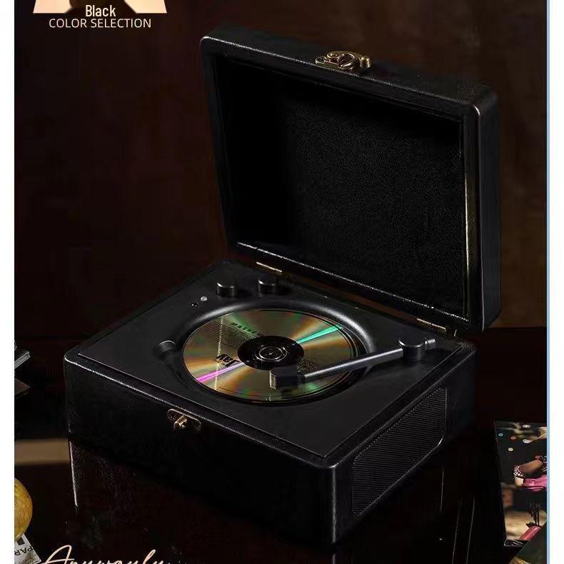 Retro Bluetooth CD Player & Stereo Speaker - Creative Gift Item