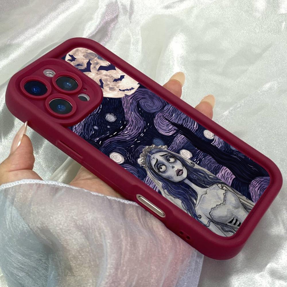 JT231 emily corpse bride for iPhone 17 16 15 14 13 Pro Max Samsung S26 S25 Ultra A17 A16 A07 A56 A36 A26 Xiaomi 15T Redmi 15c 14C Note 13 Soft Case