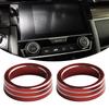 Colorful Aluminum AC Knob Control Knob Ring Cover for Honda Civic 10th Gen