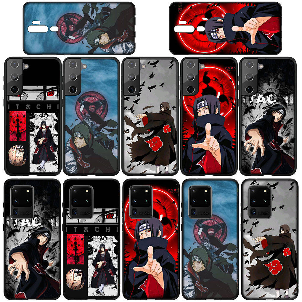Case for iPhone 17 15 16 Plus Xiaomi Poco X7 X6 F8 F7 M8 C85 C75 C71 Redmi Note 14 12 11 13 Pro Max 14C 13C 15C Cartoon Itachi Uchiha Narutos Akatsuki