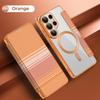 Δερμάτινη Θήκη Flip Μαγνητική για Samsung Galaxy S26 Ultra S25 Fe S24 Plus S23 S22 Πορτοφόλι Ασύρματη Φόρτιση Θέσεις Καρτών Κάλυμμα Κινητού