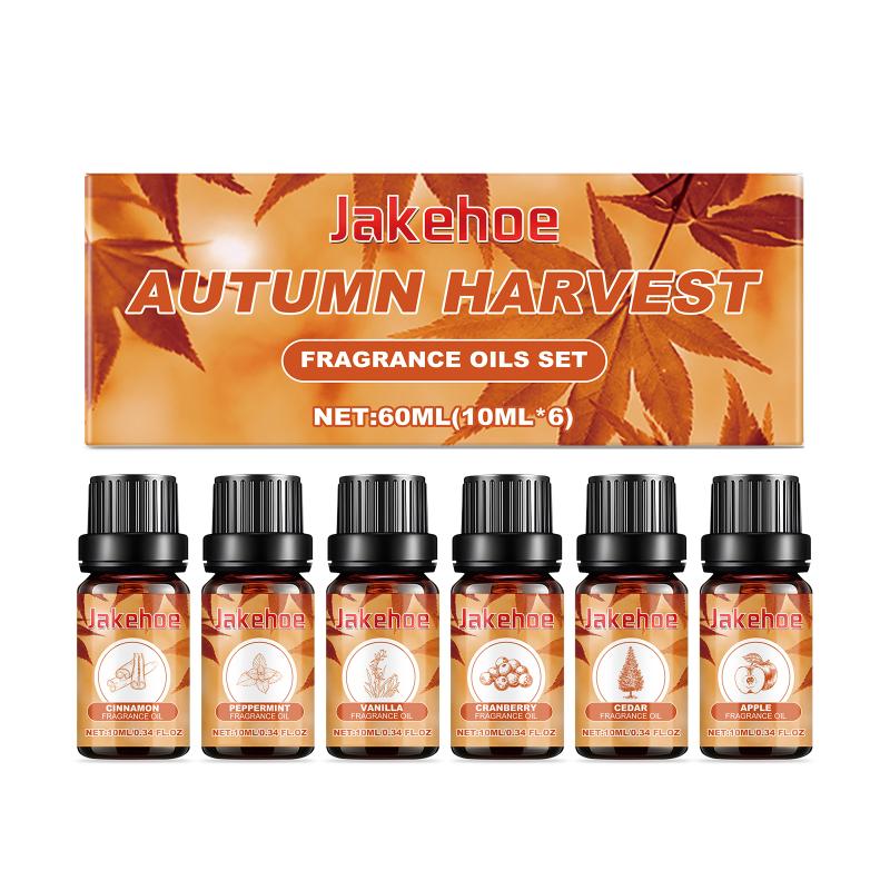 Autumn Essential Oil Set - Warm Fragrance For Creating A Cozy Indoor Atmosphere, Suitable For Humidifiers.