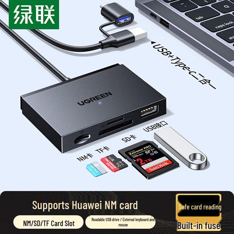 

UGREEN USB-C & USB 3.0 Multi-Card Reader