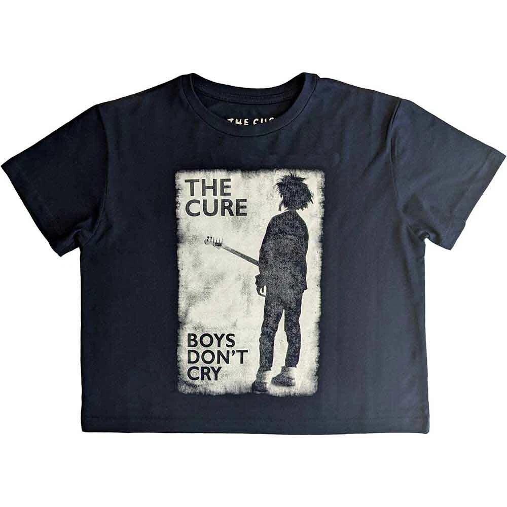 The Cure Ladies Crop Top: Boys Don t Cry BW (Medium) S