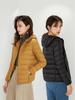 Women's Plus Size Lightweight Hooded Down Jacket - 90% Thin White Duck Down, Autumn/Winter Fashionable Outerwear