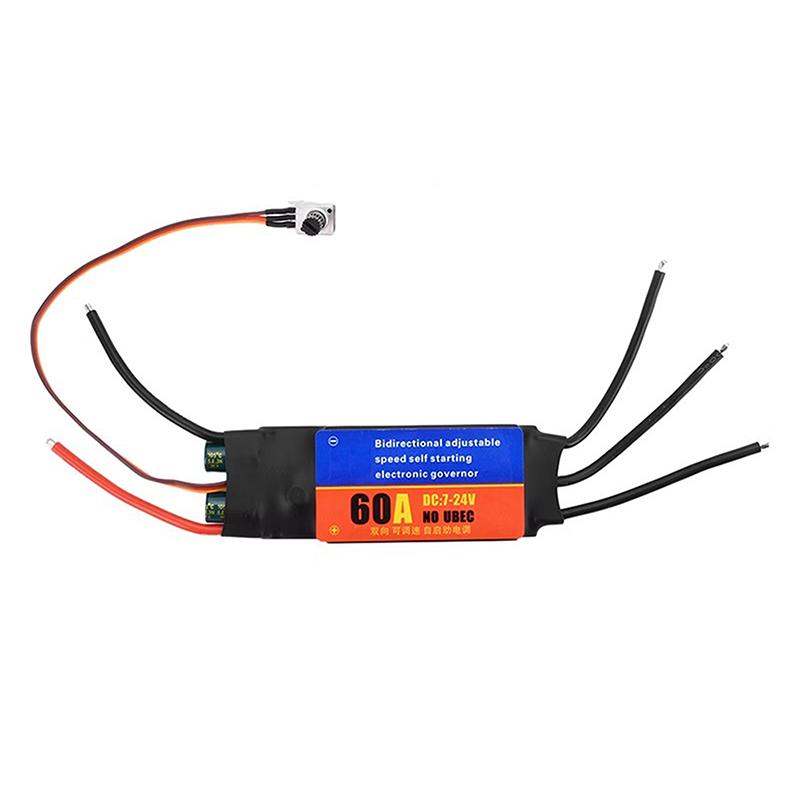 Brushless Motor Driver 2-6S 30A 60A Esc Bidirectional Self Starting Brushless Electric Regulation Speed Controller Esc For Diy
