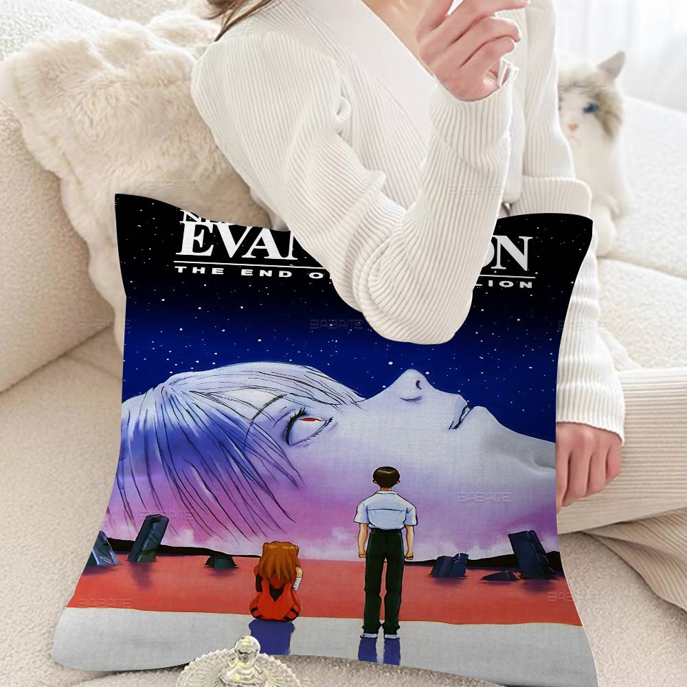 

Anime NNeon GGenesis EEvangelion Stitch Lucky Dragon Pillow Cover Sofa Cushion Cover Home Room Decoration Children Gift 30cmx30cm