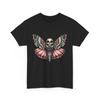 Unisex Adult T Shirt Tattoo Art Goth Moth Skull Tutu Insect Spooky Horror Fan