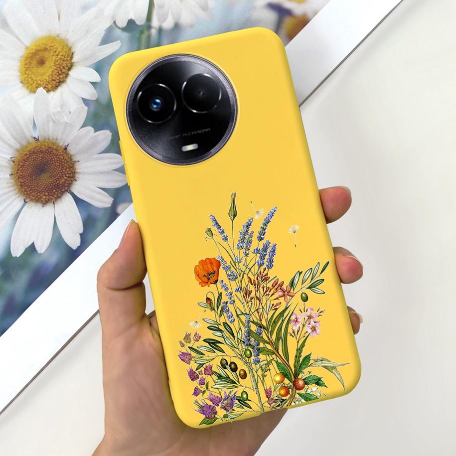 Shockproof Case For Realme 11 5G / Realme 11X Phone Cover Fashion Girls Soft Silicone Funda For Realme11 11 X 2023 RMX3785 Coque