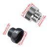 Adattatore Rubinetto Acqua da 3/4 a 1/2 pollice Adattatore Rubinetto Lavatrice in Ottone Adattatore Tubo Cucina Raccordi Rubinetto Bagno