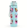 1PC Multi Color Butterfly Collage Graphic,750ml Color Plastic Sports Water Bottle,Leakproof Flip Straw Lid,Suitable for Sports Office Home Use