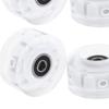 4 Packung Rollschuhräder mit Kugellagern für Double Row Skateboard