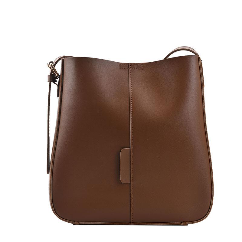 Versatile ins large-capacity bag women's 2025 new trendy fashion Korean version bucket bag niche messenger bag underarm bag