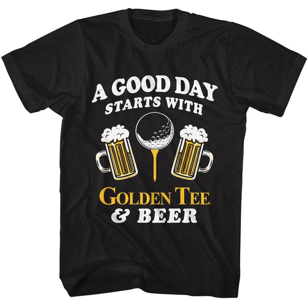 

Golden Tee - A Good Day - American Classics - Adult Short Sleeve T-Shirt 2XL