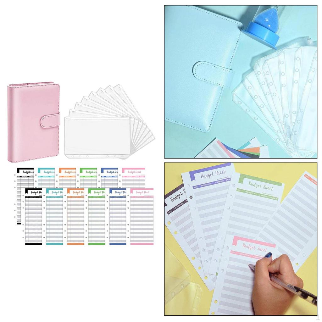 book Pockets,Budget Planner Organizer, Budget Envelope System