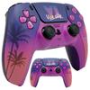 Capa Facial para Controle PS5 Sunset City com Touchpad para Controle DualSense, Substituição para BDM-010 a BDM-060