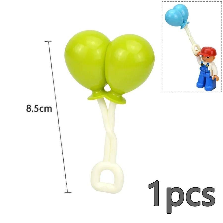 Store byggeklosser Slide Swing Seesaw Park Lekeplass Series Large Pillar Murstein Barn Barn Pedagogisk Leke Kompatibel Duploe